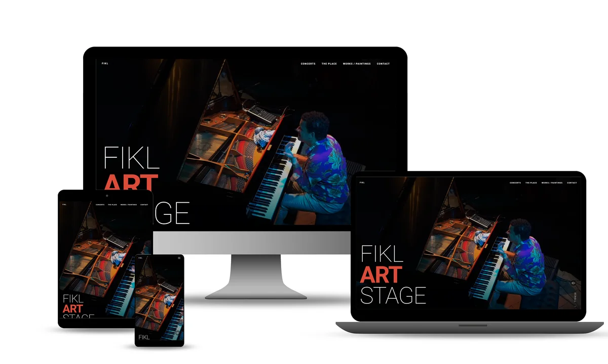 FIKL ART STAGE - captură ecran proiect