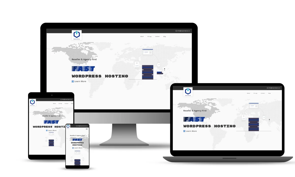 MyWordPress - captură ecran proiect