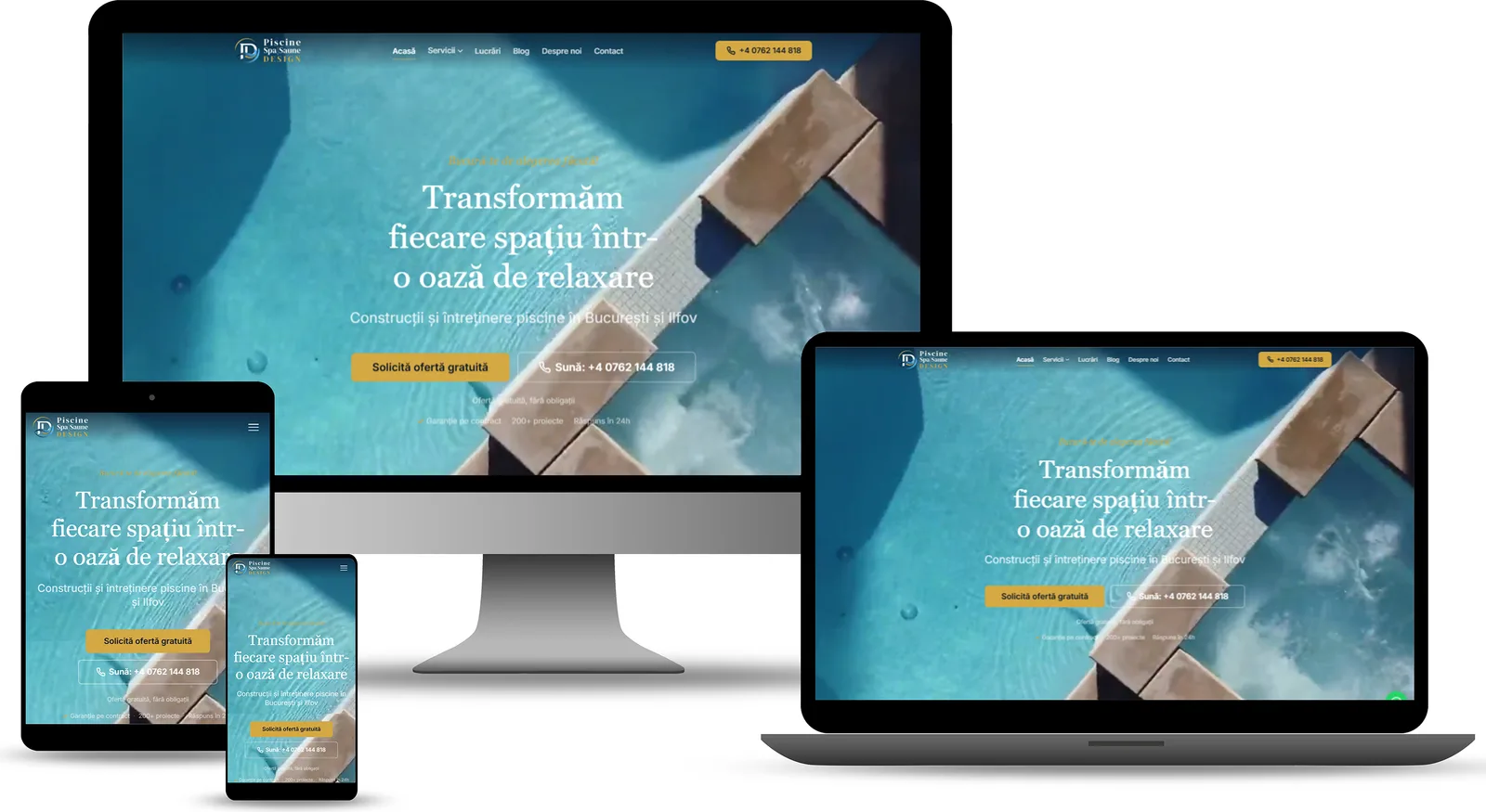 Piscine Design project screenshot