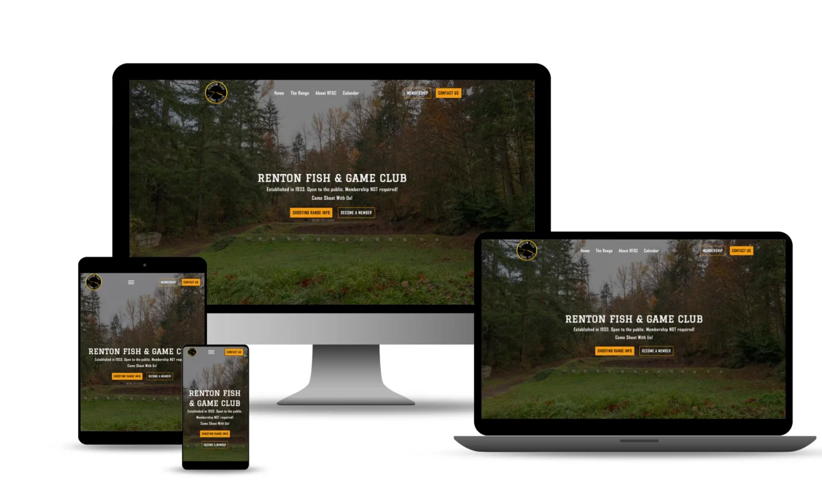 Renton Fish & Game Club - captură ecran proiect